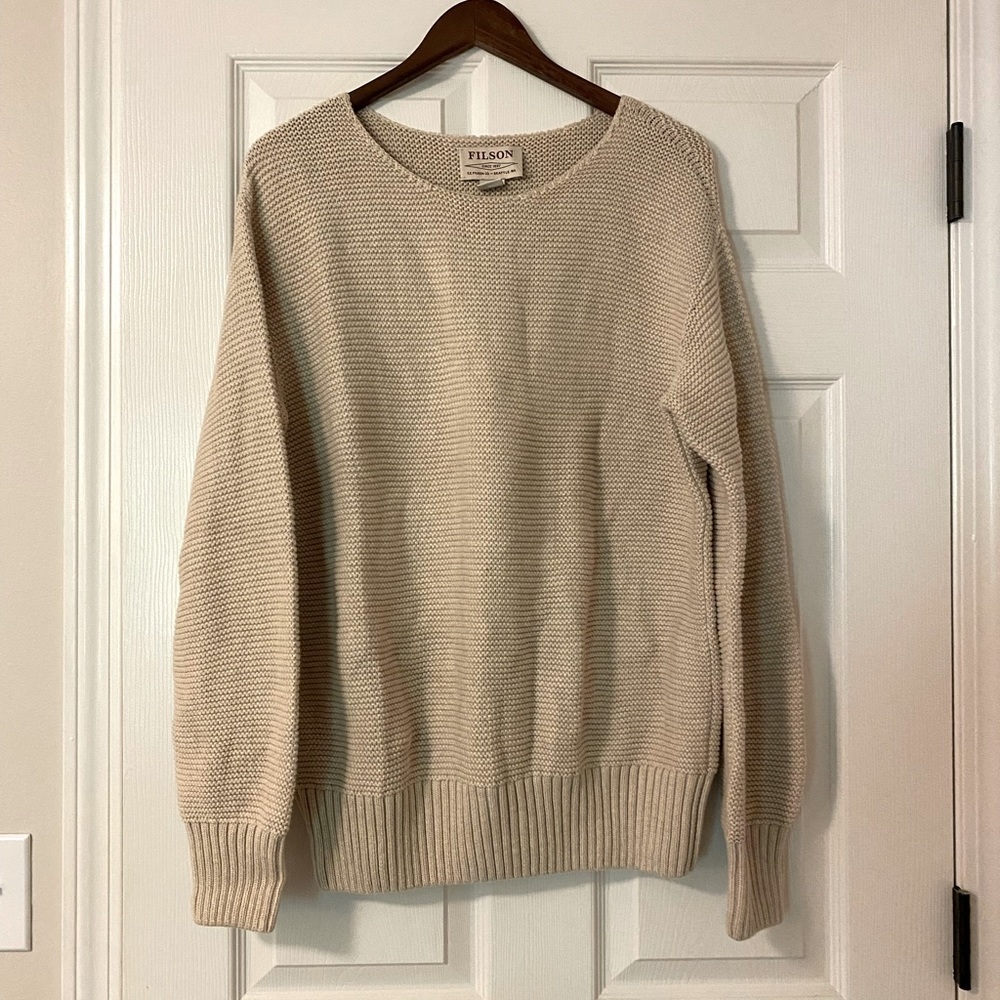 FILSON WOMEN'S LAKE QUINAULT CREWNECK SWEATER | COTTON - Picture 2 of 5